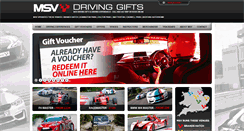Desktop Screenshot of msvdrivinggifts.com